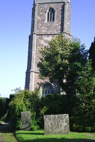 Lifton DEV Church 2005 - John and Elizabeth DAVY grave